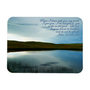 John 14 Peace Scripture Inspirational Magnet