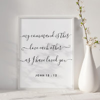 John 15:12 Jesus Command Love Each Other