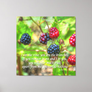 John 15:5 canvas print