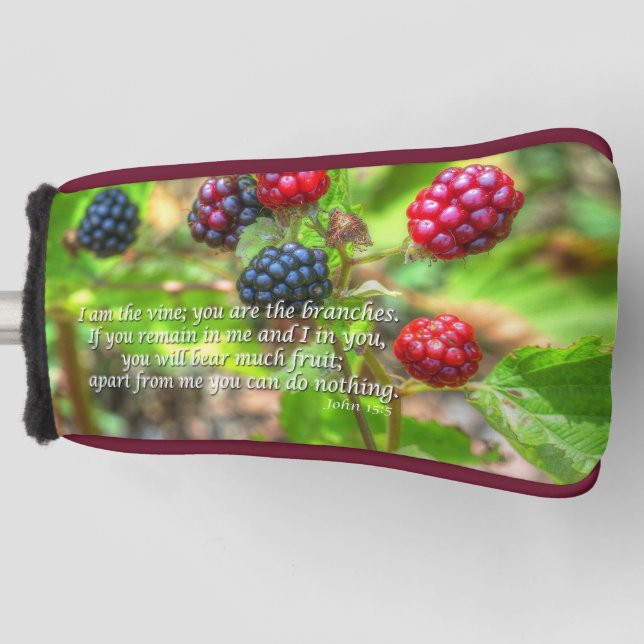 John 15:5 golf head cover (Front)