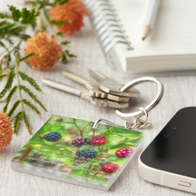 John 15:5 keychain (Front Right)