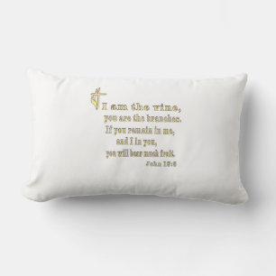 JOhn 15:5 Lumbar Pillow