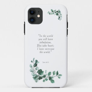 John 16:33  Bible Verses to Encourage You iPhone 11 Case