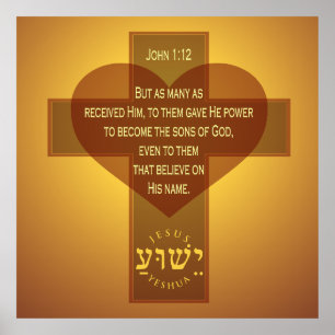 John 1:12  poster