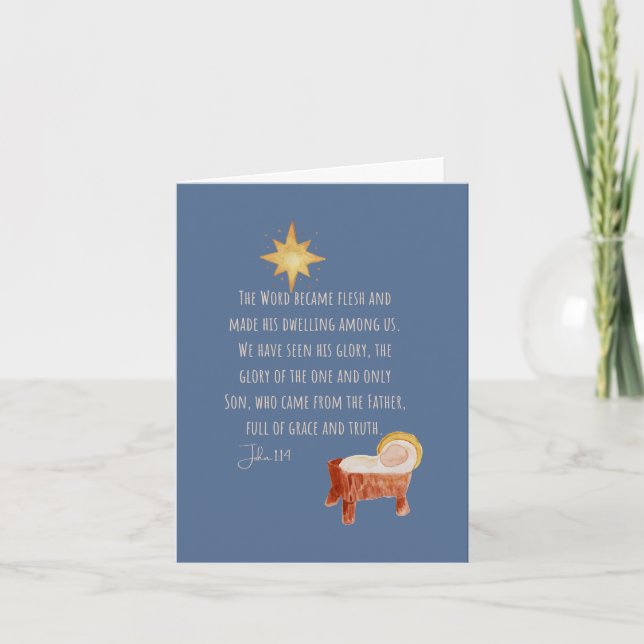 John 1:14 Christmas Card (Front)