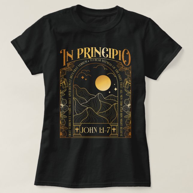 John 1:1-7  Classical Conversations Cycle 3 T-Shirt (Design Front)