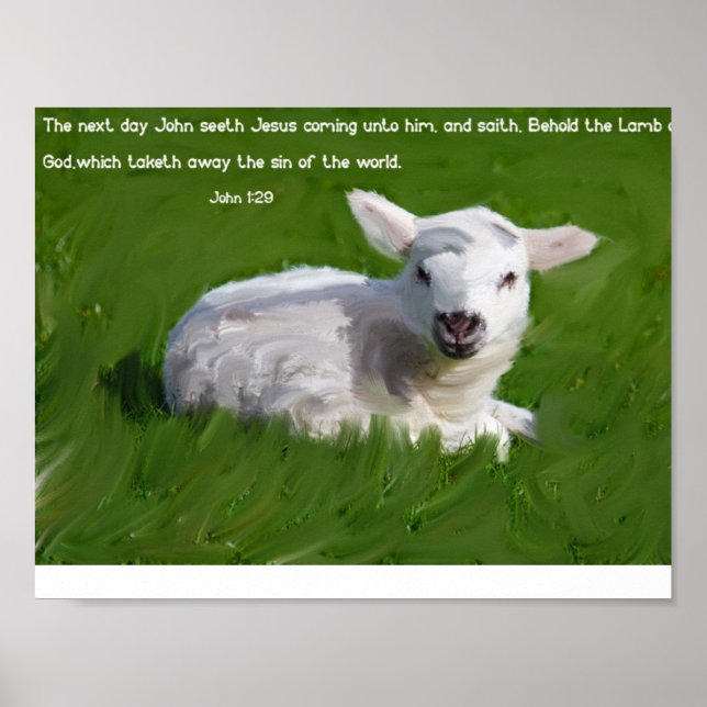 John 1:29 poster (Front)