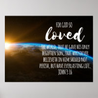John 3:16 Bible Verse Christian