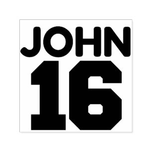 JOHN 3-16 BIBLE VERSE SELF-INKING STAMP