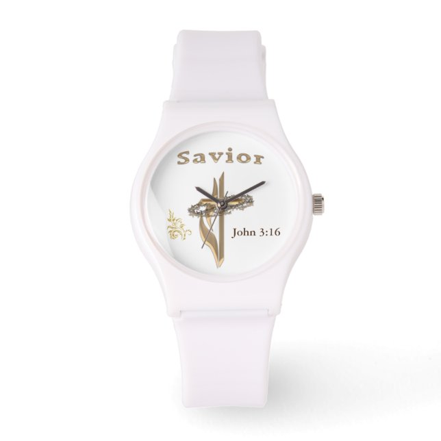 John 3:16 Bible verse Watch (Front)