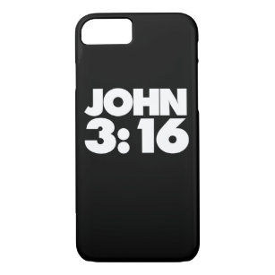 John 3:16 bible verses for christians iPhone 8/7 case