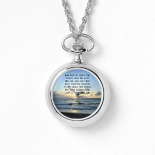 JOHN 3:16 BLUE SKIES SCRIPTURE PHOTO WATCH