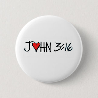John 3:16 Button