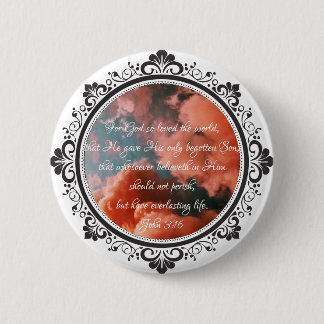John 3:16 Button