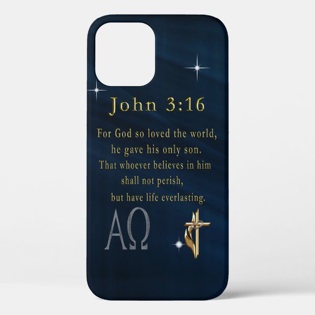 John 3:16 Case-Mate iPhone case (Back)