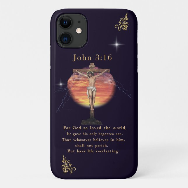 John 3:16 Case-Mate iPhone case (Back)