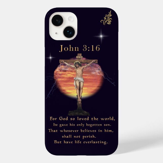 John 3:16 Case-Mate iPhone case (Back)