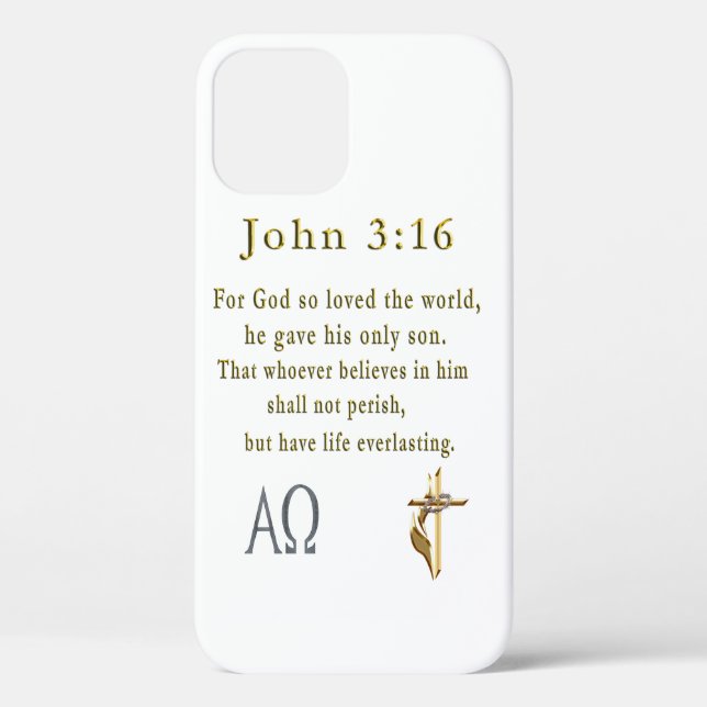 John 3:16 Case-Mate iPhone case (Back)