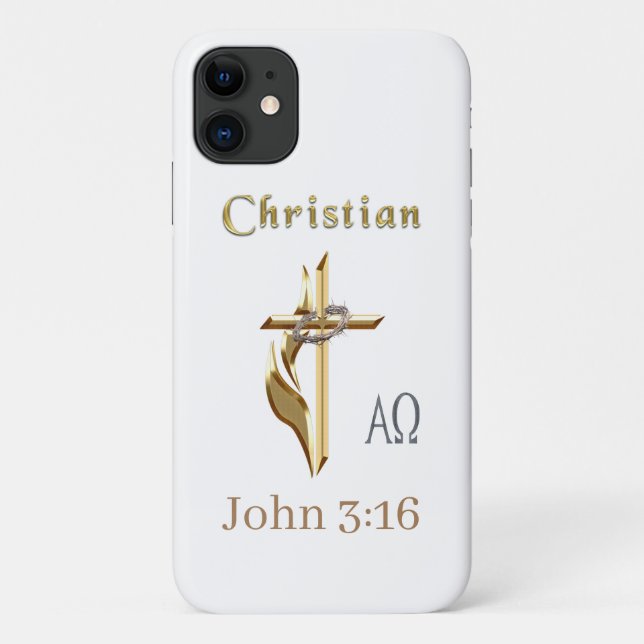 John 3:16 Case-Mate iPhone case (Back)