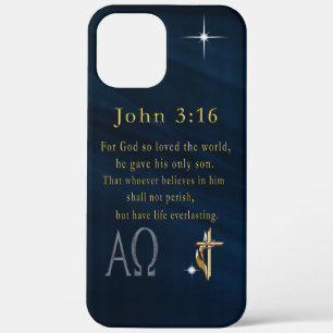 John 3:16 iPhone 12 pro max case