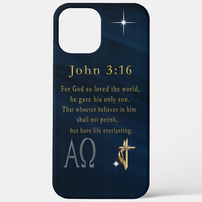 John 3:16 Case-Mate iPhone case (Back)
