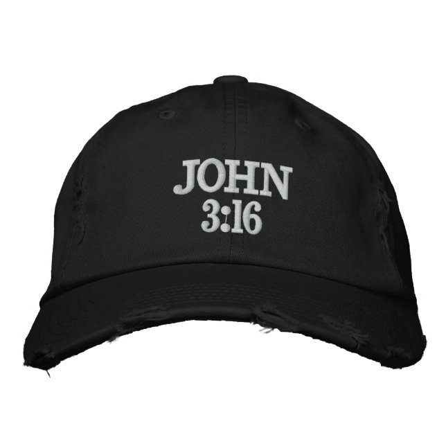 JOHN 3:16 CASQUETTE (Devant)