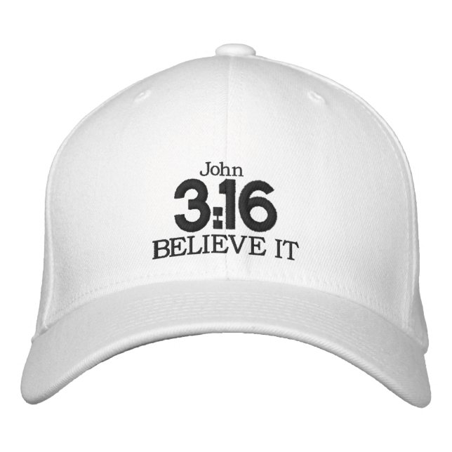 JOHN 3:16 - Casquette de baseball (Devant)