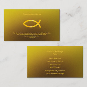 John 3:16 Christian Business Card