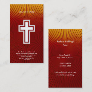 John 3:16 - Christian Business Card