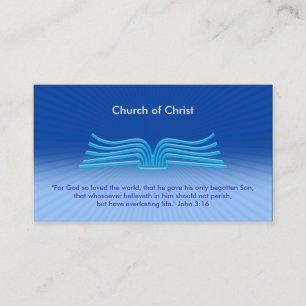 John 3:16 - Christian Business Card
