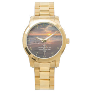 John 3:16 Christian Faith ocean with a sunset Watch