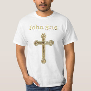 John 3:16 Christian Mens T-shirts