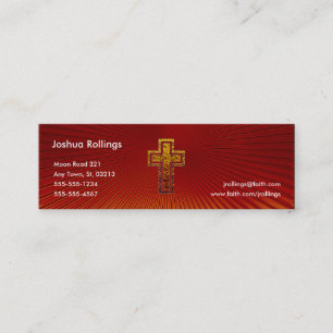 John 3:16 - Christian Mini Business Card