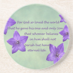 John 3:16 coaster