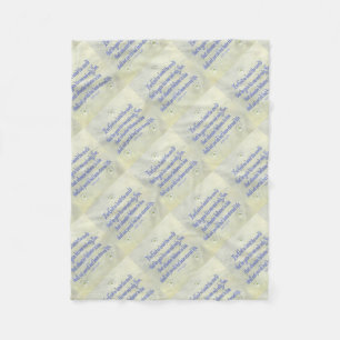 John 3:16 Dogwood Fleece Blanket