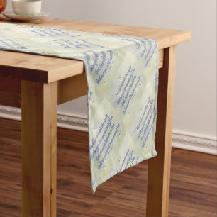 John 3:16 Dogwood Short Table Runner
