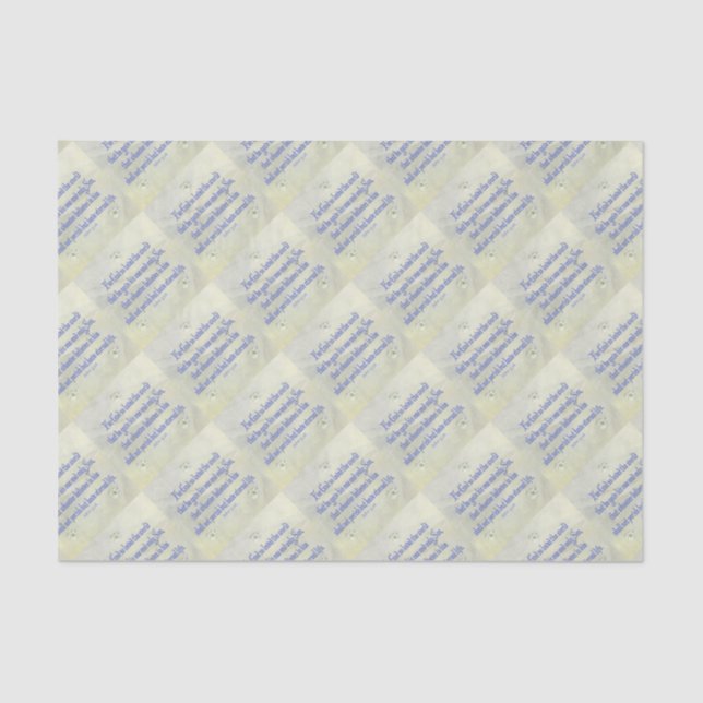 John 3:16 Dogwood Tissue Paper (Front)