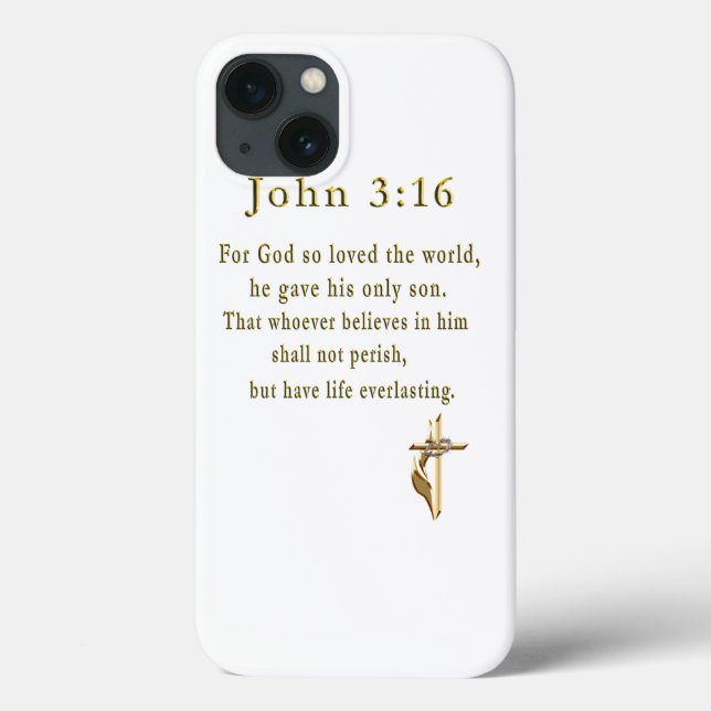 John 3:16 gifts Case-Mate iPhone case (Back)