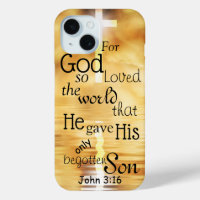 John 3 16 God Loved the World Bible Verse