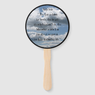 JOHN 3:16 HAND FAN
