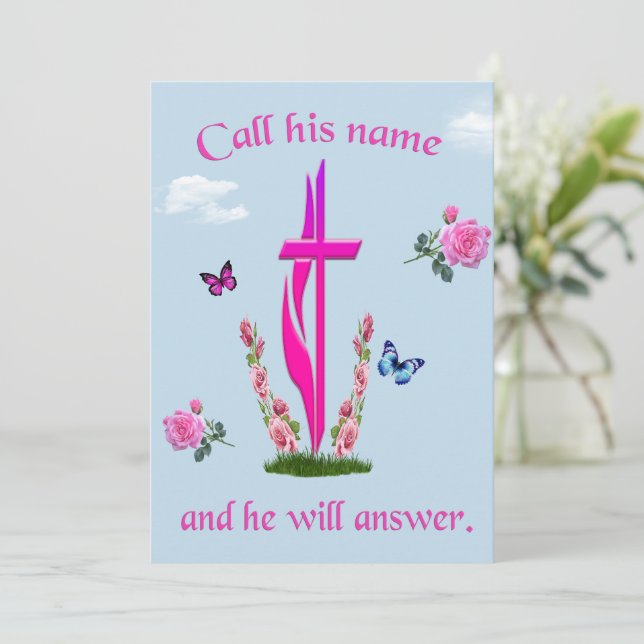 John 3:16 holiday card (Standing Front)