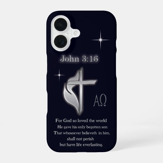 John 3:16 iPhone 16 case (Back)