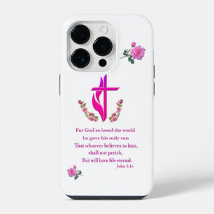 John 3:16 iPhone 14 pro case