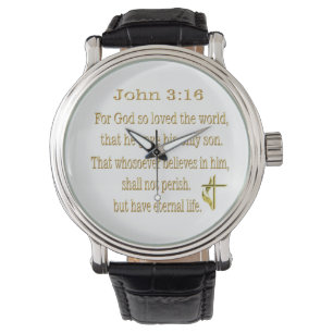 John 3:16  items watch