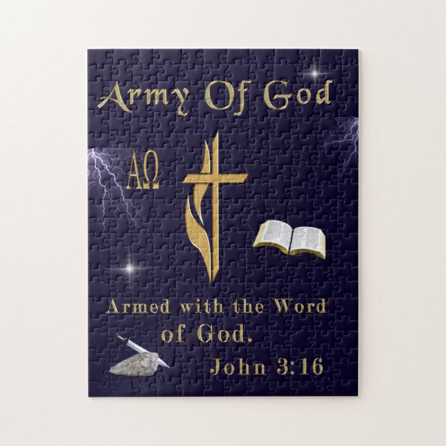 John 3:16 jigsaw puzzle (Vertical)