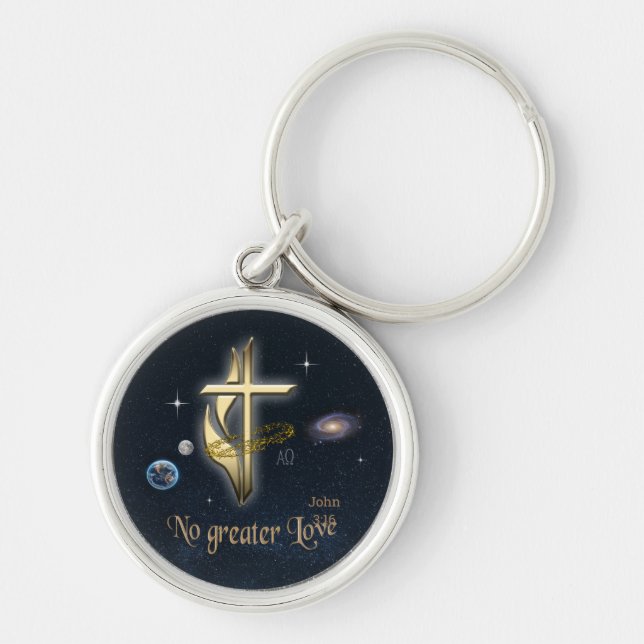 John 3:16 keychain (Front)