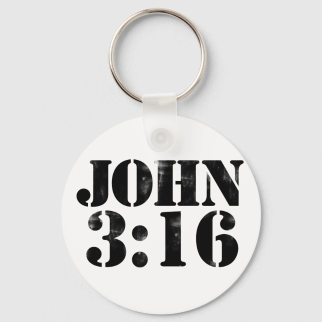 John 3:16 keychain (Front)