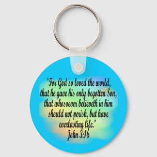 John 3:16 keychain