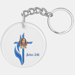 John 3:16 keychain