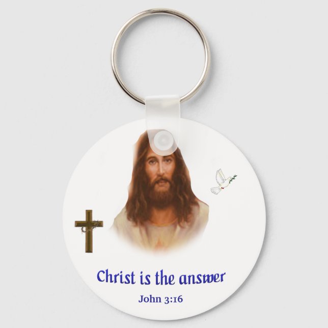John 3:16 keychain (Front)